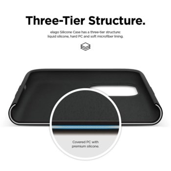Elago Soft Silicone iPhone 11 Pro Max ES11SC65-BK
