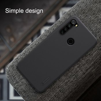 Redmi Note 8 калъф твърд гръб Nillkin черен