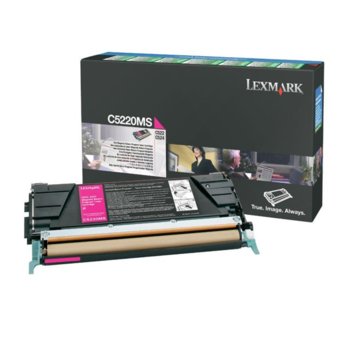КАСЕТА ЗА LEXMARK OPTRA C 522/524/530/532/534 - Magenta - Return program cartridge - P№ C5220MS - заб.: 3000k | JAR Computers КАСЕТА ЗА LEXMARK OPTRA C 522/524/530/532/534