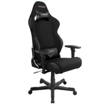 Геймърски стол DXRacer Racing OH-RC01-N, черен | JAR Computers DXRacer RACING Gaming Chair - черен (OH-RC01-N)
