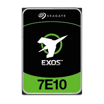 Твърд диск 10TB Seagate Server Exos 7E10 512E/4kn, SATA 6Gb/s, 7200 rpm, 256MB кеш, 3.5" (8.89cm) | JAR Computers Seagate Server Exos 7E10 512E/4kn 10TB
