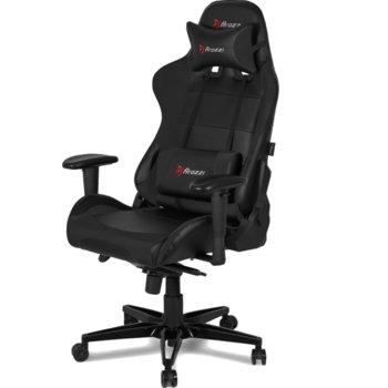 Геймърски стол Arozzi Verona XL+, газов амортисьор, до 160kg., еко кожа, регулируеми подлакътници, черен | JAR Computers Arozzi VERONA-XLPLUS-BLACK