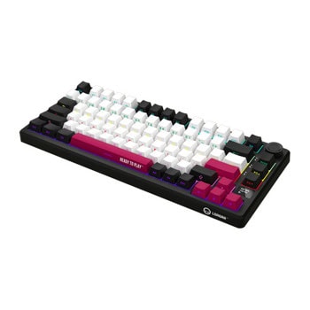 Lorgar KBP7075W Black/red LRG-KBP7075W-BK-US
