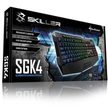 Sharkoon Skiller SGK4 Keyboard 7colours NTZS830