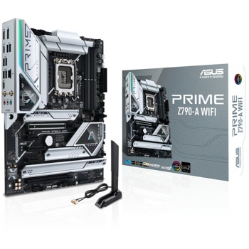 Дънна платка Asus PRIME Z790-A WIFI, Z790, LGA1700, DDR5, PCI-E 5.0 (DP&HDMI), 4x SATA 6Gb/s, 4x M.2, 2x USB Type-C, ATX | JAR Computers Asus PRIME Z790-A WIFI 90MB1CS0-M0EAY0
