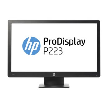 Монитор HP ProDisplay P223 (X7R61AA), 21.5" (54.61 cm) VA панел, Full HD, 5 ms, 5 000 000:1, 250 cd/m2, DisplayPort, VGA image