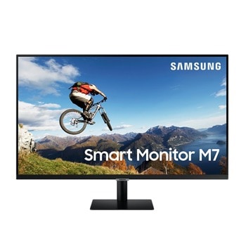 Монитор Samsung 32AM700, 32" (81.28 cm) VA панел, 4K/UHD, 8ms, 3 000:1, 250cd/m2, HDMI, USB, Bluetooth, Wifi image