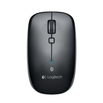 Мишка Logitech M557, оптична (1000dpi), черна, Bluetooth | JAR Computers Logitech Bluetooth Mouse M557