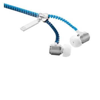 TRUST Urban Revolt Zipper In-ear Headset - blue