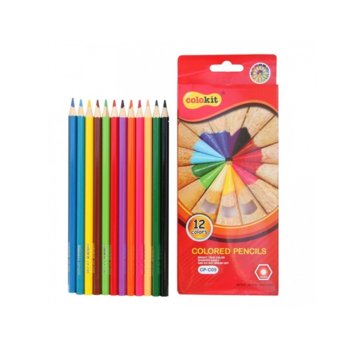 Цветни моливи Colokit CP C09 дълги