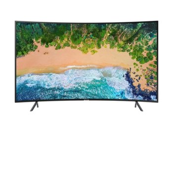Телевизор Samsung 55NU7372, 55" (139.7 cm) CURVED 4K UHD LED SMART TV, DVB-T2CS2, WI-FI, 3x HDMI, 2x USB | JAR Computers Samsung 55inch 55NU7372 CURVED UE55NU7372UXXH