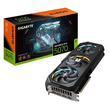 Видео карта Nvidia GF RTX 5070, 12GB, Gigabyte Gaming, OC, PCI-E 5.0, GDDR7, 192-bit, DisplayPort, HDMI | JAR Computers Gigabyte GV-N5070GAMING OC-12GD