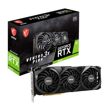 Видео карта Nvidia GeForce RTX 3070, 8GB, MSI GeForce RTX 3070 Ventus 3X, PCI-E 4.0, GDDR6, 256-bit, DisplayPort, HDMI, LHR | JAR Computers MSI GeForce RTX 3070 Ventus 3X 8GB GDDR6 (LHR)
