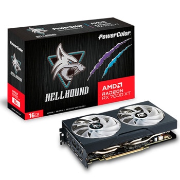 PowerColor Hellhound AMD Radeon RX 7600 XT OC