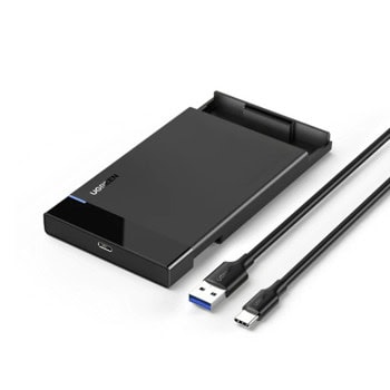 Кутия Ugreen 50743, за SATA 2.5" SSD/HDD, USB 3.1 Gen 2 Type-C, черна | JAR Computers Ugreen 50743