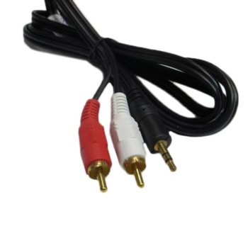 Кабел Royal CABLE-2RCA-3.5/1000, от 3.5mm жак(м) към 2x чинч(м), 10m, черен | JAR Computers Royal CABLE-2RCA-3.5/1000 21007414