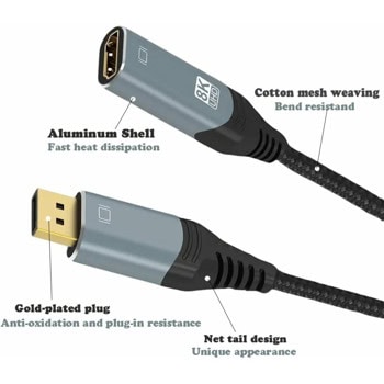 ConnBull ConnBull DisplayPort to HDMI Adapter 8K