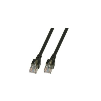 EFB Elektronik RJ45 F/UTP Cat.5e 1m black K5465.1