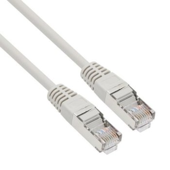 Пач кабел VCom, S/FTP, Cat 5e, екраниран, 5m, сив | JAR Computers VCom SFTP Cat 5e 5m NP531-5m