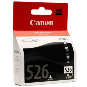 Касета CANON PIXMA iP 4850/MG5150/5250/6150/8150 - Black ink tank - P№ 4540B001/CLI-526B - заб.: 9ml. | JAR Computers Касета CANON PIXMA iP 4850/MG5150/5250/6150 B 9ml