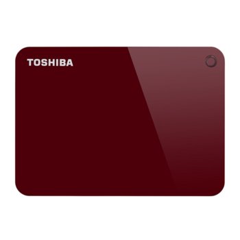 Твърд диск 3TB Toshiba Canvio Advance red (червен), външен, 2.5" (6.35 см), USB 3.0 | JAR Computers Toshiba Canvio Advance 3TB red