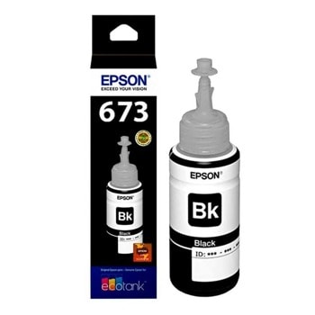 Мастило за Epson 673 (L800/810/850/1800/805), Black, C13T67314A, Epson, Заб.: 1900 копия, 70ml | JAR Computers Epson T6731 Black