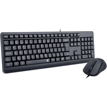 Комплект клавиатура и мишка Redragon BS-7092, БДС кирилизация, 1000dpi, USB, черни | JAR Computers Redragon BS-7092 БДС кирилизирана