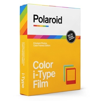Фотохартия Polaroid Color Film for i-Type - Color Frame, за Polaroid i-Type фотоапарати, 8 листа image