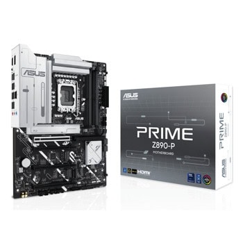 Дънна платка Asus PRIME Z890-P, Z890, LGA1851, DDR5, PCI-E 5.0 (USB-C&DP&HDMI), 4x SATA 6Gb/s, 4x M.2 Slots, 1x USB 3.2 Gen 2x2 Type-C, 2.5GbE LAN, ATX | JAR Computers Asus PRIME Z890-P 90MB1I50-M0EAY0