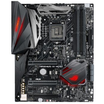 Дънна платка ASUS ROG MAXIMUS IX HERO, Z270, LGA1151, PCI-E(DP&HDMI)(CFX&SLI), 6x SATA 6Gb/s, 2x M.2 Socket, USB 3.1 (Type-C), ATX | JAR Computers Asus ROG MAXIMUS IX HERO