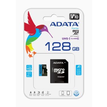 A-data 128GB Premier microSDXC (разопакован)