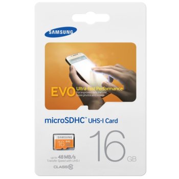 16GB microSDHC Samsung EVO MB-MP16D