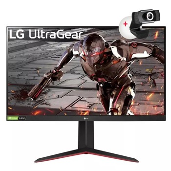 Монитор LG 32GN550-B с подарък камера CyberTrack H4 FHD, 31.5" (80.01 cm) VA панел, 165Hz, Full HD, 1ms MBR, 3000:1, 300 cd/m2, DisplayPort, HDMI | JAR Computers LG 32GN550-B с подарък камера CyberTrack H4 FHD
