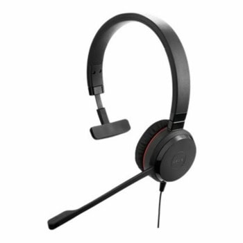 Слушалки Jabra Evolve 20 MS Mono USB-C/A, микрофон, пасивно неутрализиране на шумa, иновативен дизайн, сертифицирани за Microsoft Teams, черни | JAR Computers Jabra Evolve 20 MS Mono USB-C/A MS