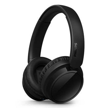 Слушалки Philips TAH5209BK/00, безжични, Bluetooth, 40mm драйвери, до 65 часа време на работа, бели | JAR Computers PHILIPS TAH5209BK/00