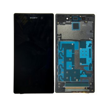 Sony Xperia Z1 C6903, LCD with touch and frame, b