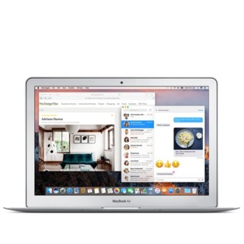 Лаптоп Apple MacBook Air 13 (Z0UU0004C/BG), сребрист, двуядрен Broadwell Intel Core i5-5350U 1.8/2.9GHz, 13.3" (33.78 cm) WXGA+ LED Display, 8GB, 128GB SSD, 2x USB 3.0, macOS Sierra, 1.35kg | JAR Computers Apple MacBook Air 13 128GB Z0UU0004C/BG