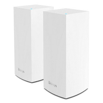 Безжична Mesh Wi-fi система Linksys MX8400, 4200Mbps, 2.4GHz/5GHz, Wireless AX, 3x LAN 10/100/1000, 1x WAN 10/100/1000, 1x USB, 2 устройства | JAR Computers Linksys MX8400