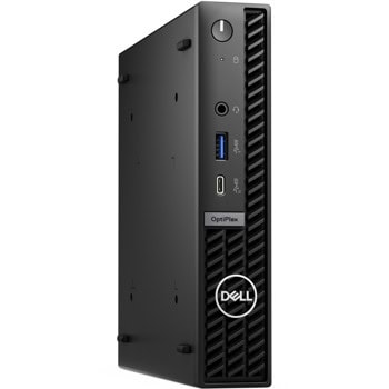 Настолен компютър Dell OptiPlex Micro 7020 (N014O7020MFFEMEA_VP), двадесетядрен Intel Core i7-14700T 1.3/5.2GHz, 16GB DDR5, 512GB SSD NVMe, 1x USB 3.2 Gen 2 Type-C, Windows 11 Pro | JAR Computers Dell OptiPlex Micro 7020 N014O7020MFFEMEA_VP