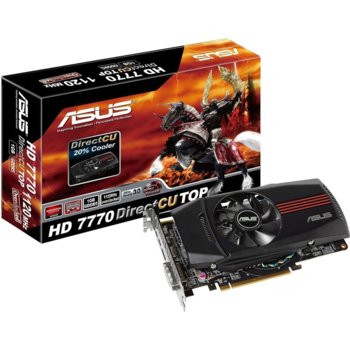 Видео карта AMD 7770, 1GB, Asus HD7770-DC-1GD5, PCI-E 3.0, DDR5, 128bit, HDMI, 2 x miniDisplayPort, DVI | JAR Computers AMD 7770 Asus HD7770-DC-1GD5