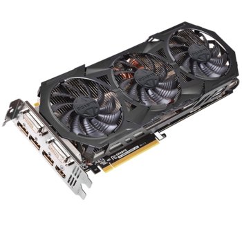 Видео карта GF GTX 980, 4GB Gigabyte GV-N980G1 GAMING-4GD, PCI-E 3.0, DDR5, 256bit, HDMI, 3x DisplayPort, 2x DVI | JAR Computers Gigabyte GV-N980G1 GAMING-4GD