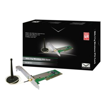 Canyon CN-WF511 54Mbps PCI Wireless Adapter