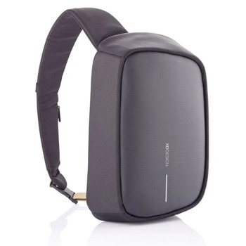 Раница за таблет XD Design Bobby Sling (P705.781), до 9.7" (24.6 cm), за през рамо, скрити ципове и джобове, USB порт за зареждане, водоотблъскващ материал, черна | JAR Computers XD Design Bobby Sling черна P705.781
