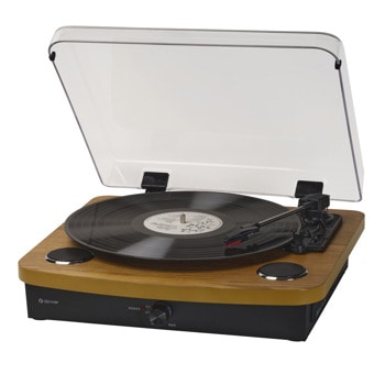 Грамофон Denver VPL-230LW, 45/78 оборота в минута, USB, слот за SD карта, RCA, дърво | JAR Computers Грамофон Denver VPL-230LW