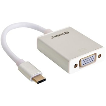Sandberg 136-13 USB C(м) към VGA(ж)