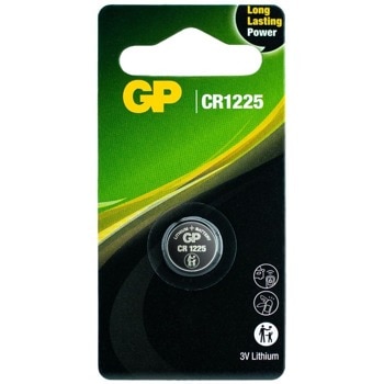 Батерия литиева GP CR1225, 3V, 1бр. в блистер | JAR Computers Батерия литиева GP CR1225 3V 1бр. в блистер