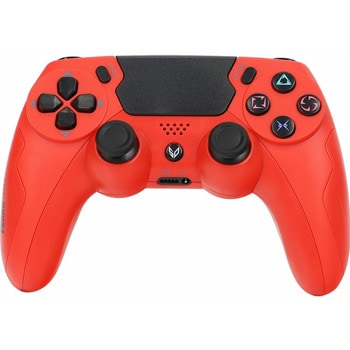 Геймпад SteelDigi Steelshock v3 Payat, безжичен, за PS4, червен | JAR Computers SteelDigi Steelshock v3 Payat червен PS4-SH04R