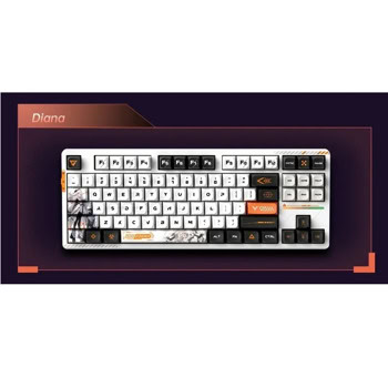 Клавиатура VGN V87 PRO Diana бяла
