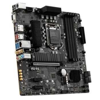 Дънна платка MSI B560M PRO-VDH WIFI, B560, LGA1200, DDR4, PCI-E 4.0(HDMI/DP/VGA), 6x SATA 6Gb/s, 2x M.2 connector, 4x USB 3.2 Gen 2 Type-A, Wi-Fi ax, Bluetooth 5.1, mATX | JAR Computers MSI B560M PRO-VDH WIFI