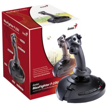 Joystick Genius MaxFighter F-23U V2, USB, Digital | JAR Computers Joystick Genius MaxFighter F-23U V2, USB, Digital